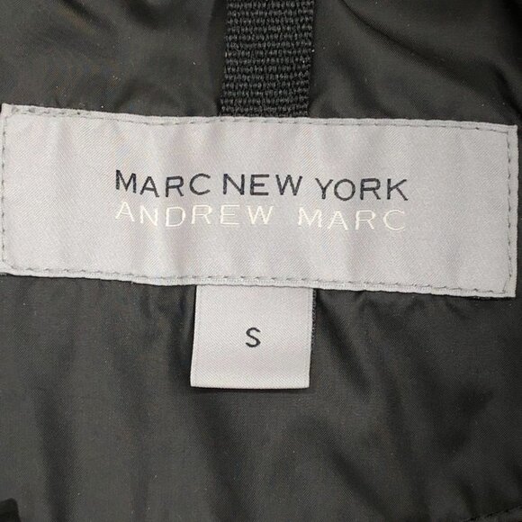Marc New York Andrew Marc Black Fitted Down Puffer Jacket size SP - Picture 5 of 15